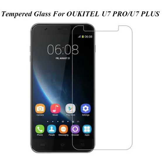 10 шт./лот 2.5D закаленное Стекло для OUKITEL U7 Pro Экран Защитная пленка плюс 9 H защитный |
