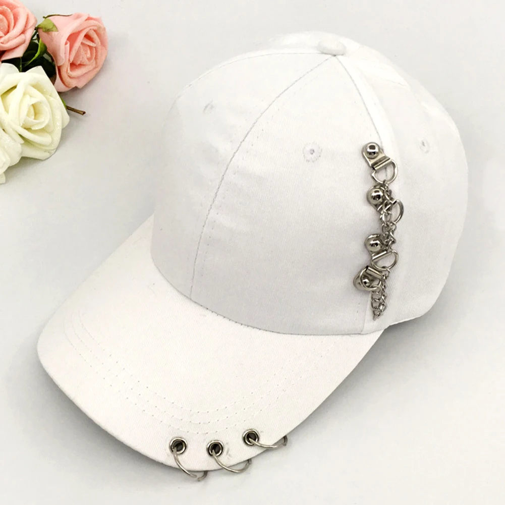 Unisex Men Women Fashion Adjustable Hip Hop Tour Hat Chain Ring  Baseball Caps 