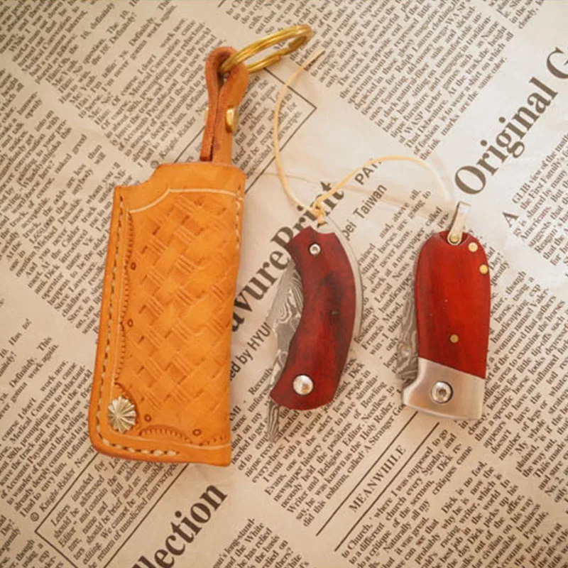 

1PC Handmade Custom Knife Sheath Pure Cowhide EDC Fixed Blade Straight Knife Holder Outdoor Tool Knives Scabbard Equipment
