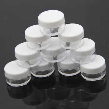 

10pcs Eyeshadow Makeup Face Cream Container Portable Cosmetic Empty Jar Pot New