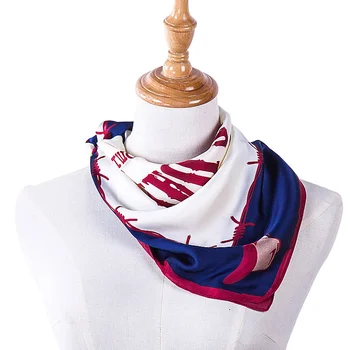 

2018 Autumn Women Fashion Winter Scarf Women Neck Scarf Warp Knitting Square Shawl Designer Bag Scarves Female