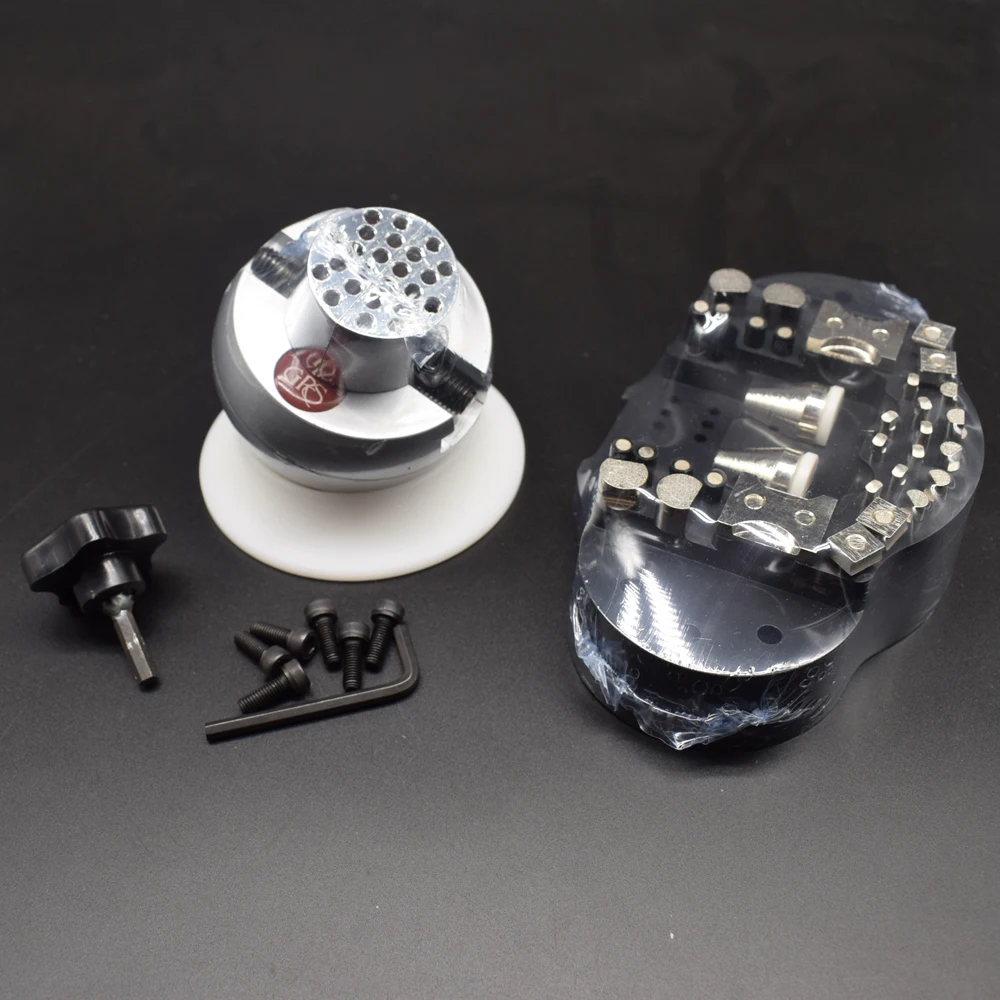 

2018 GRS Standard Ball Vise with 20 Piece Attachment Mini Block Ring Setting Tools Diamond Stone Setting Ball Vise