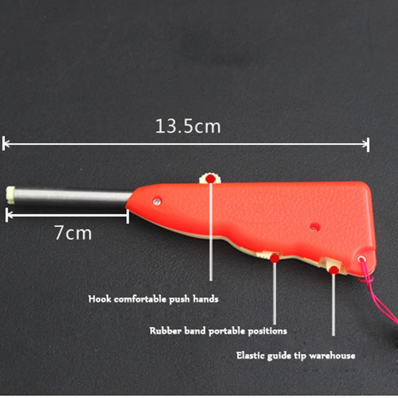 Легкий портативный пистолет-стиль рыболовный крючок Приманка приспособление для снятия наживки алюминиевая трубка крюк экстрактор устройства рыболовные принадлежности PESCA