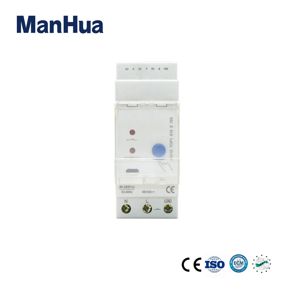 Interruptor de Controle Mt610 do Temporizador da Luz de Rua da Baixa Manhua Inteligente Tensão 85-265vac 30a