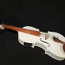 Гварнери стиль 1" белого цвета Электрический& Акустическая Виола#8646