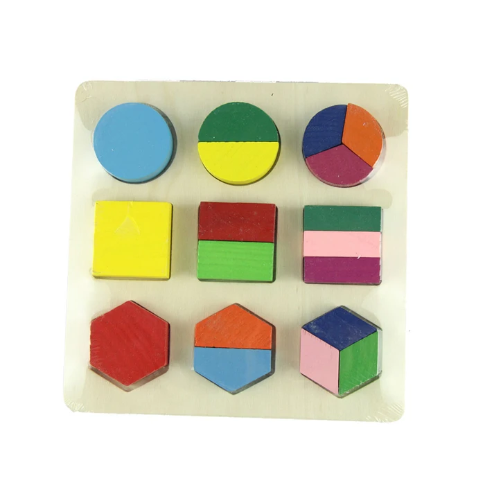 1 шт. Модные прочные геометрические деревянные пазлы детские развивающие умственные Развивающие игрушки для детей настольные игры 20