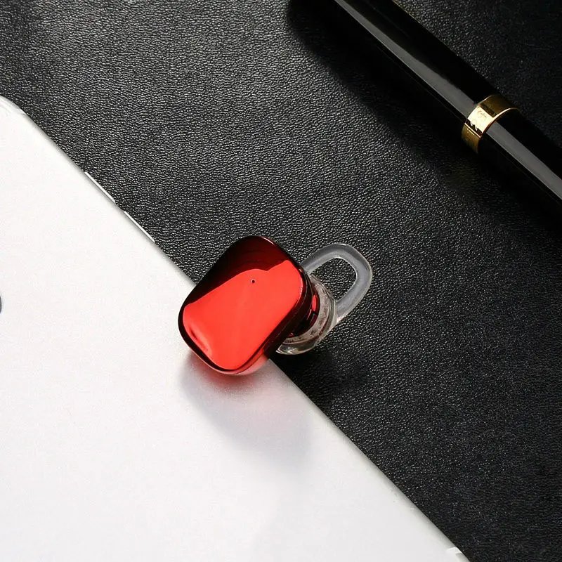 Baseus мини Беспроводной Bluetooth наушники для iPhone X 8 samsung S9 S8 наушники-вкладыши стерео Беспроводной Bluetooth наушники с микрофоном - Цвет: Red