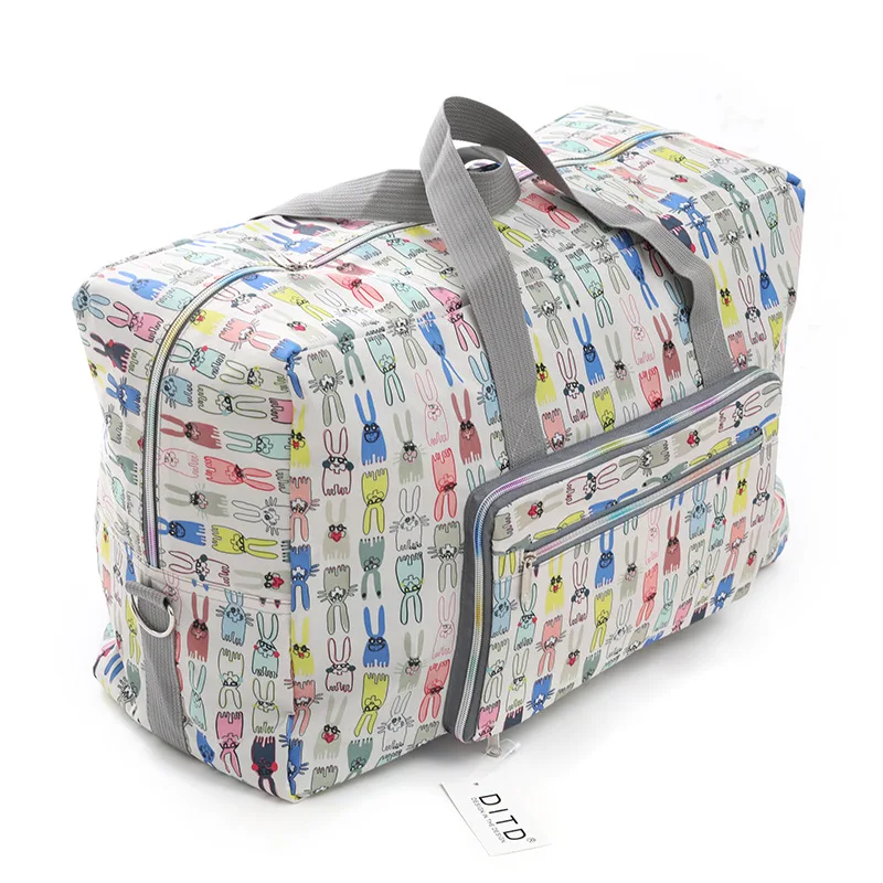 Travel Luggage Duffle Bag Lightweight Portable Handbag Microphone Large Capacity Waterproof Foldable Storage Tote