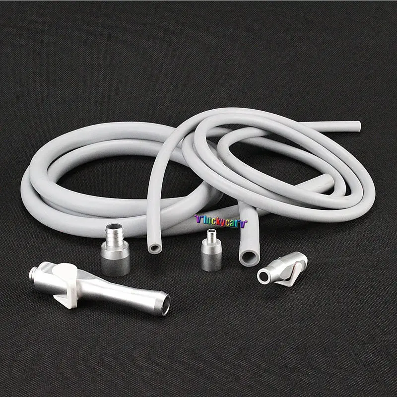 2pcs Dental Saliva Ejector Suction Valves HVE/SE with 2 handpiece Hose