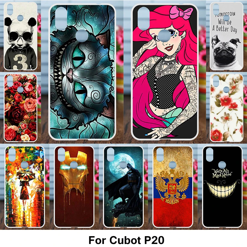 

Ojeleye Soft Case For Cubot P20 Case Silicon DIY Animal Patterned Anti-knock Cover Cover Back Housing