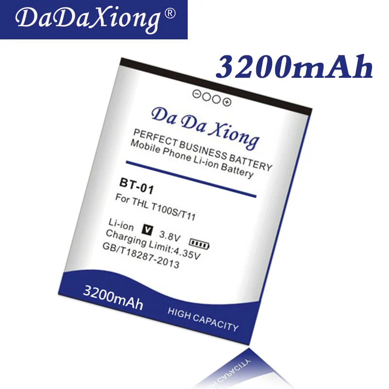 

Da Da Xiong high capacity 3200mAh BT-01 Battery for THL T100S T11 T100 Cell Phone Battery