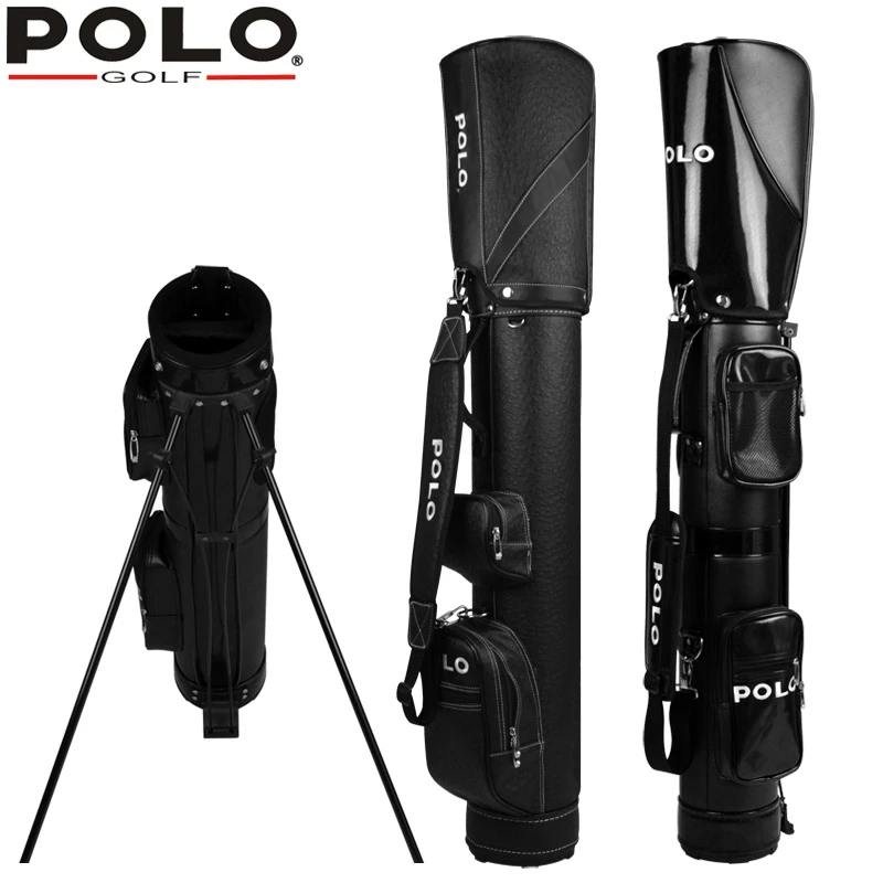 

brand POLO 7-9 pieces clubs holded easily golf gun bag golf bag rack, golf rack tripod backpack bag water-proof wear-resistant