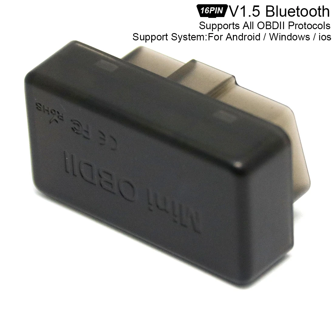 Мини-сканер для ELM327 V1.5 obd2 WIFI диагностический инструмент автомобиля с кодом