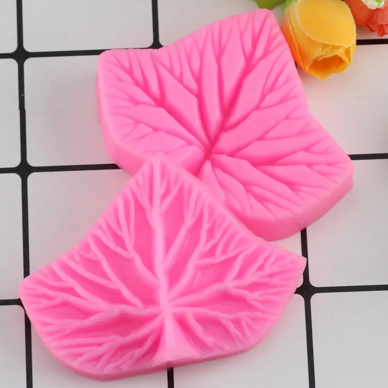 

Mujiang Flower Petals Embossed Silicone Mold Leaf Fondant Cake Decorating Tools Chocolate Gumpaste Candy Polymer Clay Moulds