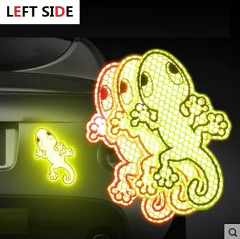

LEFT SIDE Personality Reflective Stickers Cover Scratches Car Stickers Creative Modified Body Stickers Warning Stickers