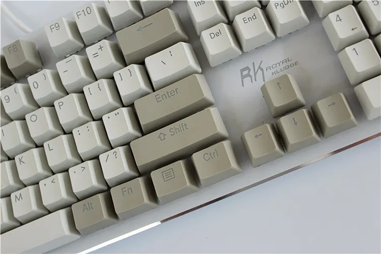 MP Cherry MX switch 108/87 клавиш PBT Keycap с подсветкой двойная съемка белая и серая Ретро клавиатура для механической игровой клавиатуры