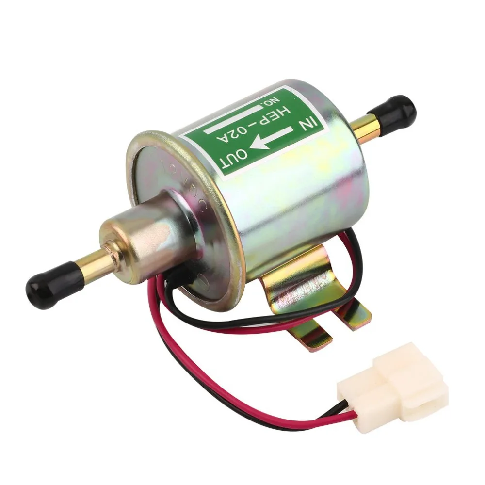 12V Universal Car Electric Fuel Pump Low Pressure Aluminum Oil Burning
