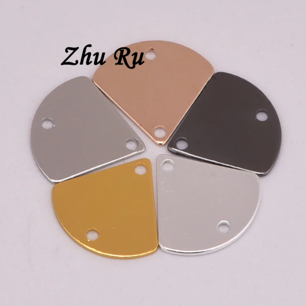 Us 3 44 20 Off Zhu Ru 20pcs Lot 12 13mm Ceiling Fan Blades Arc Shape Copper Diy Accessories For Necklace Clothes Bag Shoes Jewelry Supplies In