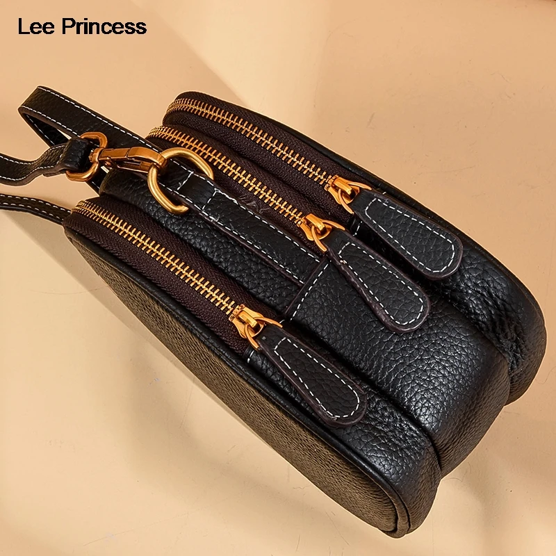 Маленькая сумка мессенджер от Lee Princess для девочек женская на плечо из натуральной