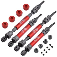 4pcs Heavy Duty di Trasmissione CVD F & R Sostituzione di 6851R 6851X 6852R 6852X per Traxxas 1/10 Slash 4x4 VXL RC Truck Short Course