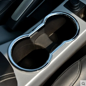 

Car styling interior trim Gear Panel circle sticker Gear Shift stainless steel products accessory For Ford Kuga Escape 2013-2017