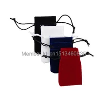 100 шт/партия Высококачественная бархатная Ювелирная сумка/сумка для косметики/бритвы, размер можно подгонять, различные цвета