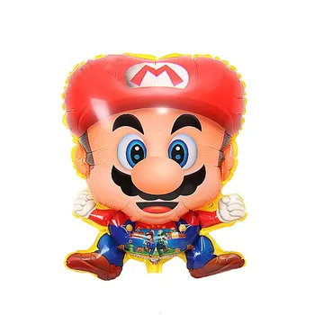 

PHLUMY Hot 60*44cm Super Mario Balloon Kid Toys For Baby Shower Party Decorations Cartoon Figure Globos Birthday Party Supplies