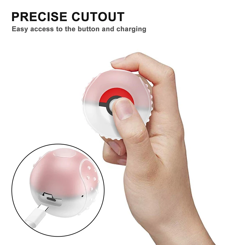 Силиконовый защитный чехол для Poke Ball, мягкий чехол, чехол для Pokeball Plus, защита контроллера для kingd Switch NS для nintendo