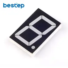 4 шт. 1Bit цифровая трубка 7-сегментный 1," дюймовый красный общий анод светодиодный Дисплей