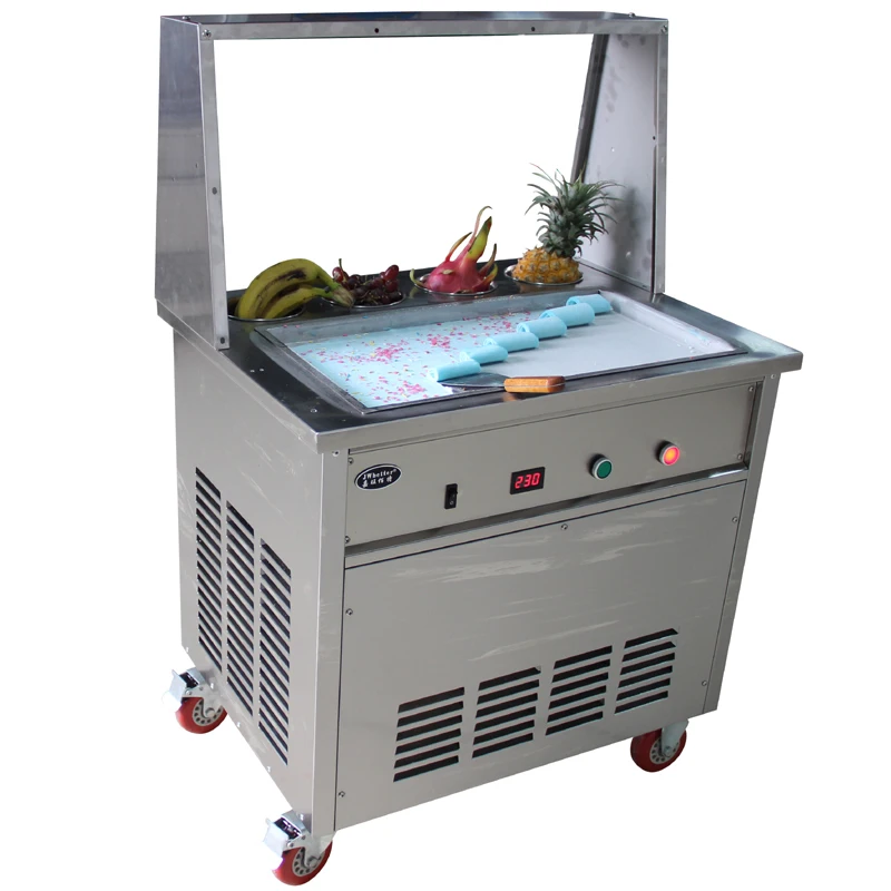 Одобренная CE машина для жареного мороженого 220 V 1600 W