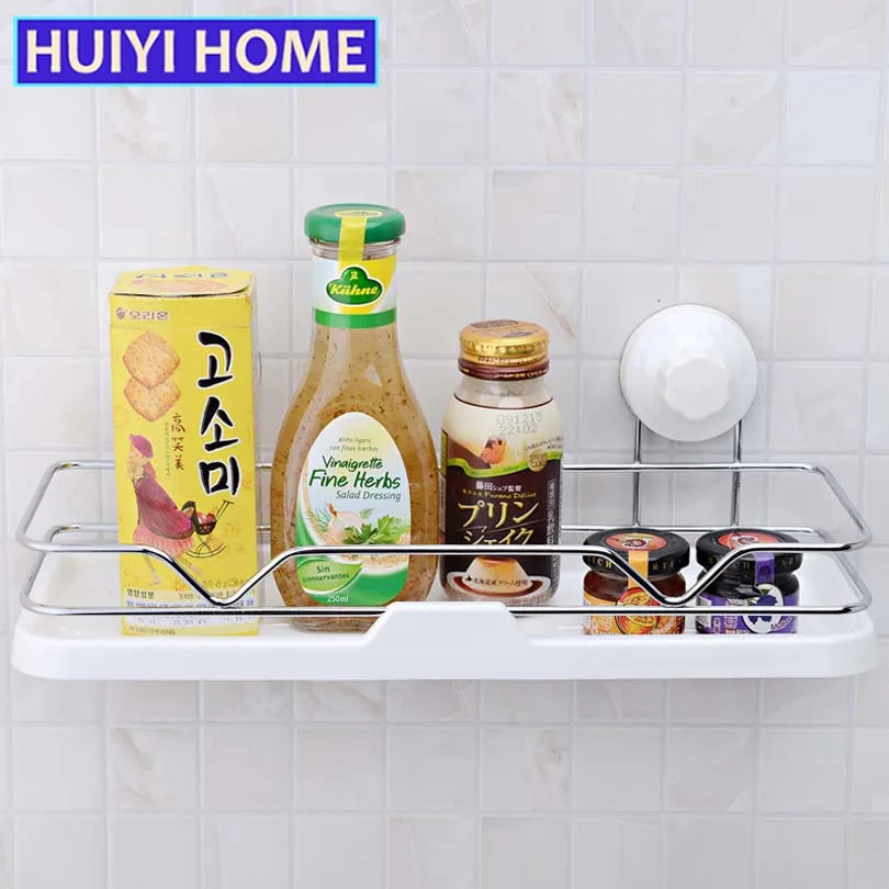 HUIYI HOME Bathroom Shelf Strong Vacuum Sucker Storage Rack EBH007 ...