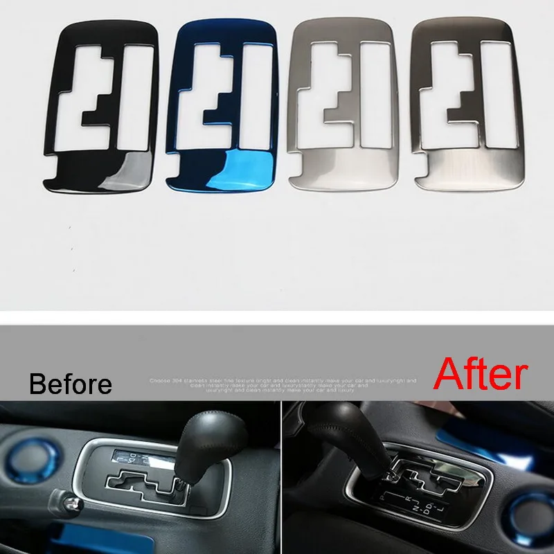 1 Pcs DIY Car Style New Stainless Steel Four Color Stall Panel Cover Case stickers for