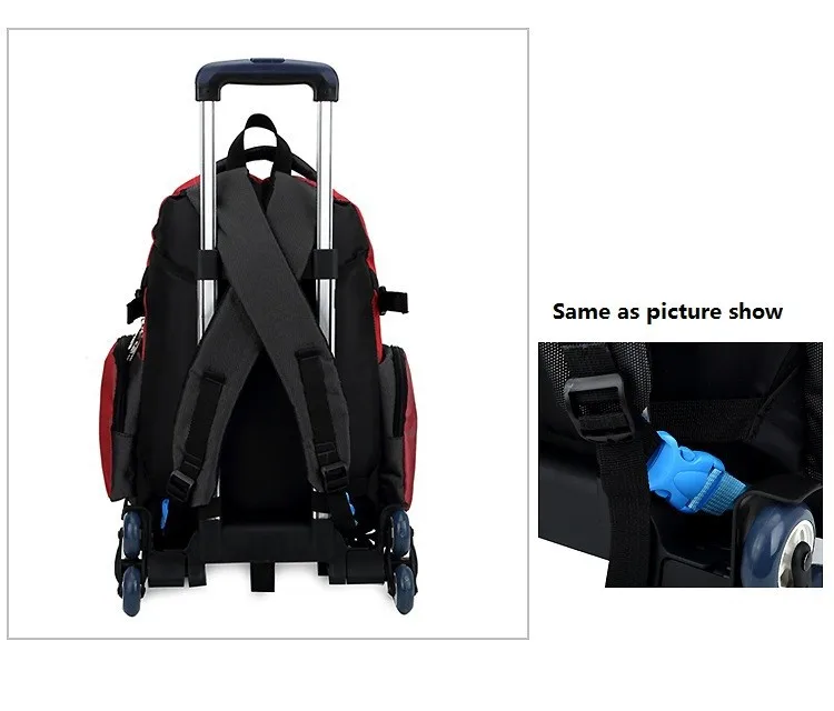 3-Wheel-Fold-Pull-Rod-Bracket-Roll-Cart-Trolley-School-Bags-easy-climb-the-stairs-mochila-infantil-rodinha-mochilas-school-kids-5