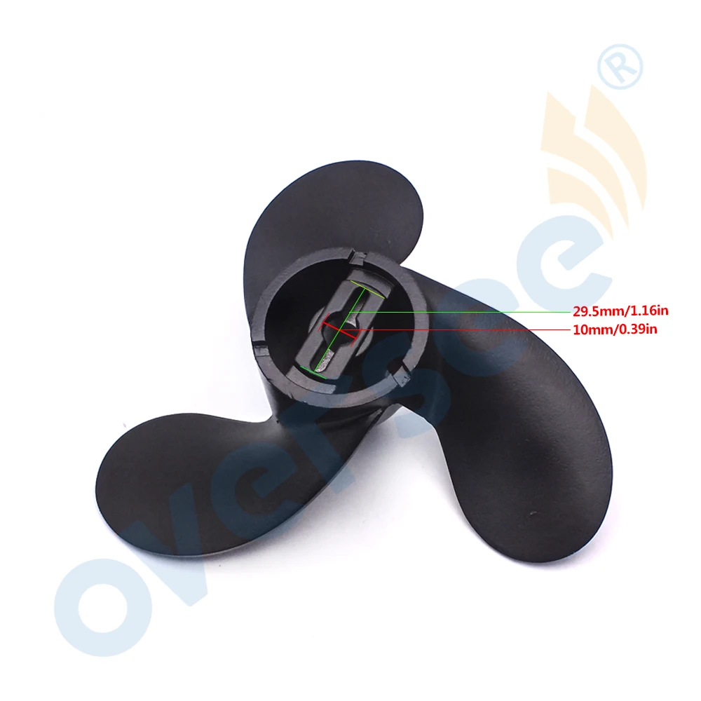 

Outboard Propeller (3x7-1/2x6) (Black) 58110-91J00-019,Propeller For Suzuki OEM Outboard Parts