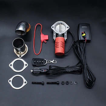 

Exhaust Valve Muffler Cutout Kit Electric Exhaust Cutout Pipe Valve Set Automobile Wireless Remote Control Valve Systems