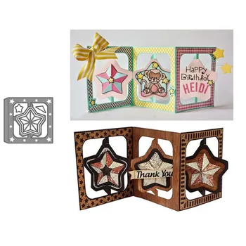 

Pentagram Metal Cutting Dies Stencils Scrapbooking Album Paper Decorative Craft Embossing New 2019