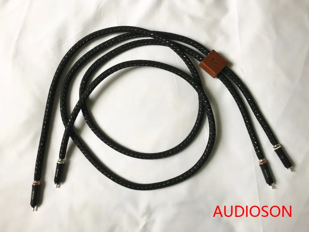 

AUDIOSON- KS-1036 5N OFC silver plated audio interconnect cable with WB-0102Ag RCA connectors