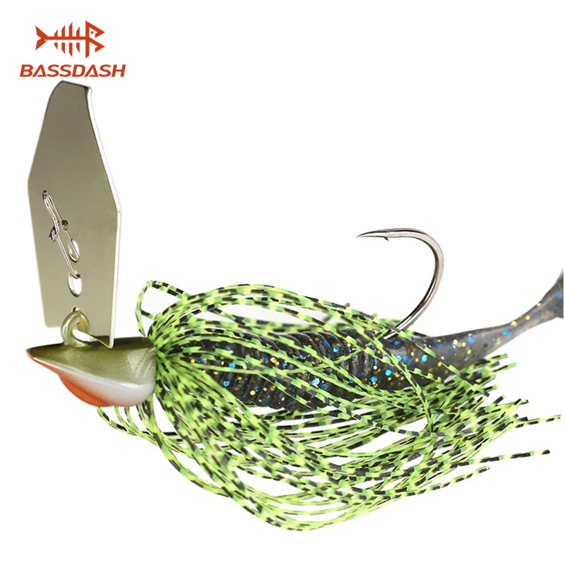  TSURINOYA Spinner Bait Fishing Lure BLADED SWIM JIG Buzzbait Wobbler Chatter Bait Metal Jig Bass So