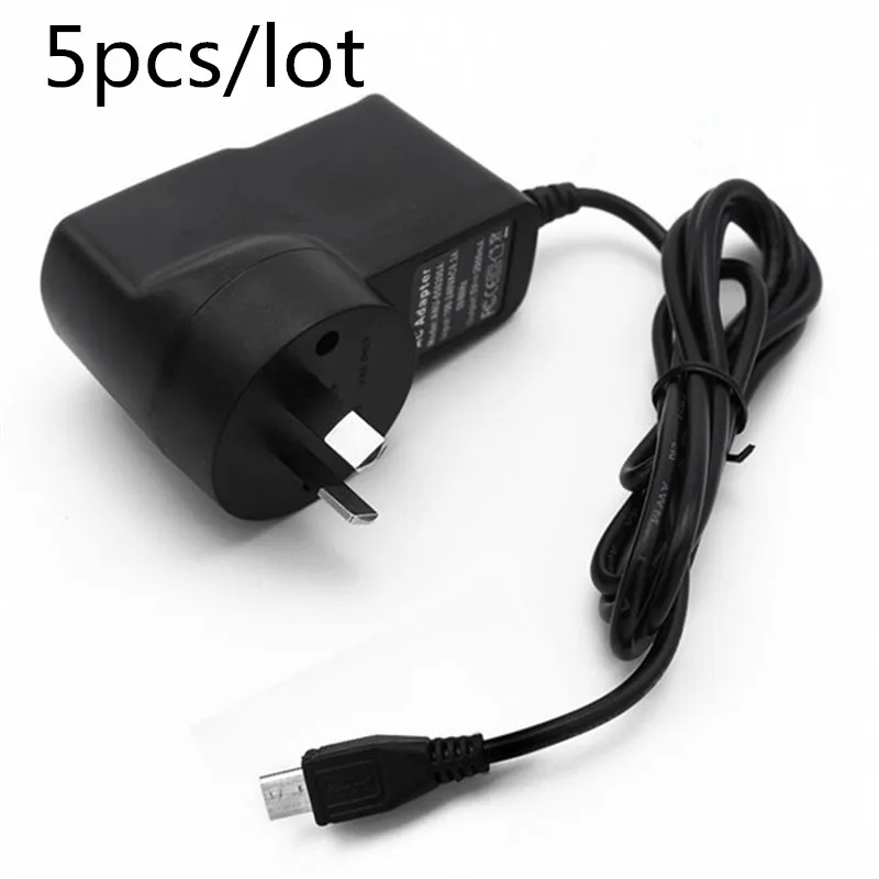 NOTOW (5 шт./лот) штепсельная вилка AU 5 в 2A Micro USB настенное зарядное устройство адаптер