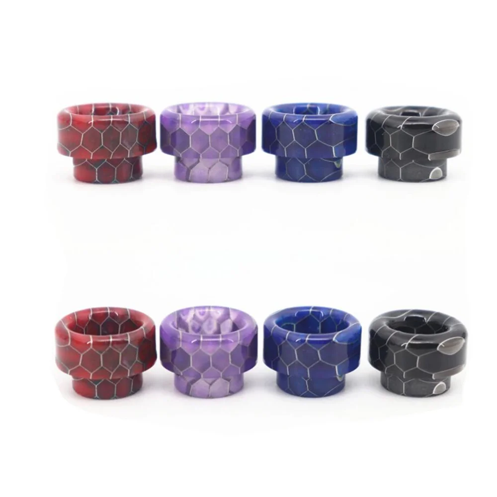 

YUHETEC 810 No seal ring Snake Skin drip tip Universal Interface Short Snakeskin Epoxy for Kennedy 24, Goon 528, Mad Dog.