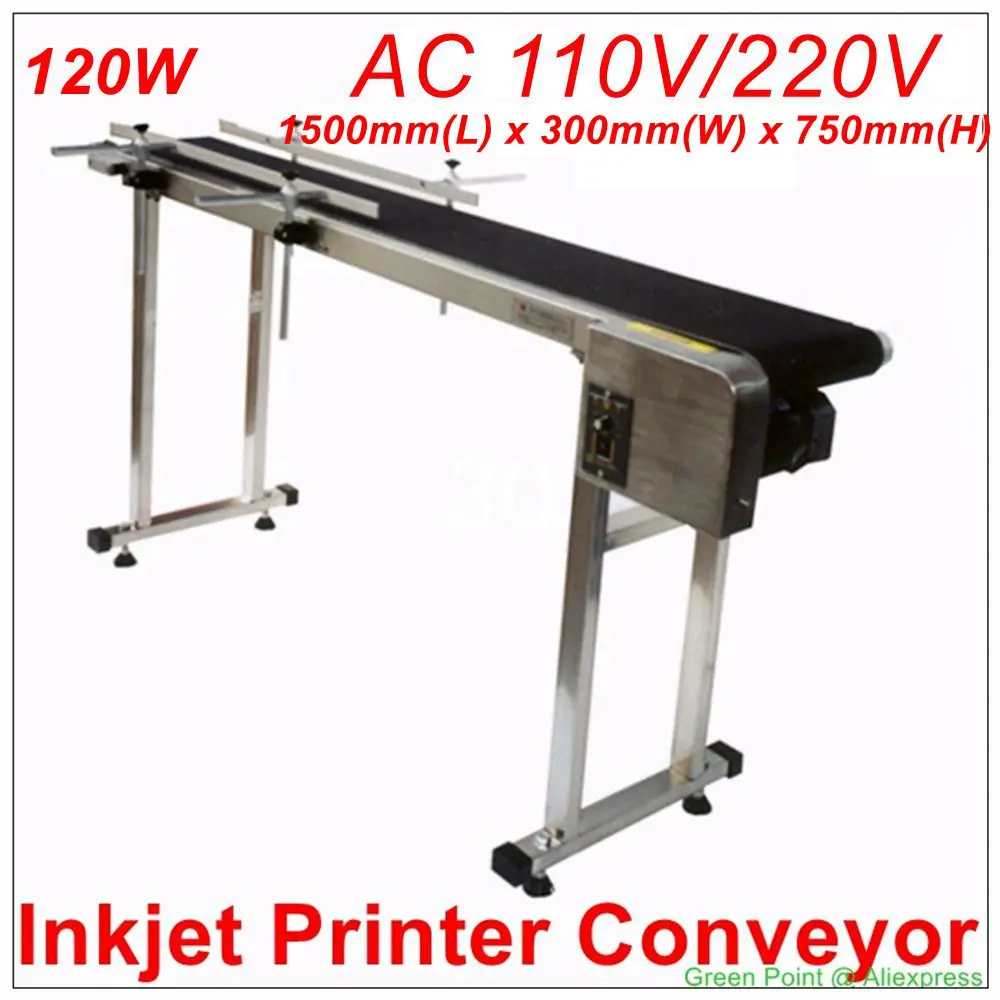 120w Inkjet Printer Conveyor Belt Conveying Table Band Carrier With