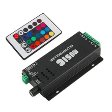24 ключа Музыка ИК пульт дистанционного управления звук чувствительный для RGB led светильник
