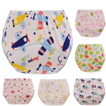 

Baby Training Pants Panties Diapers Reusable Washable Baby Cloth Diaper Cover Waterproof Cloth Nappy Cotton Diapers