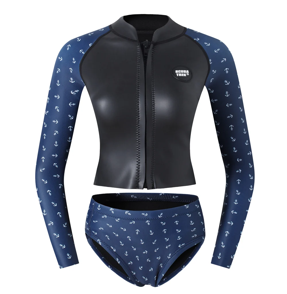 

Wetsuits Women's Premium Neoprene 2.5mm Zipper Vest with pants