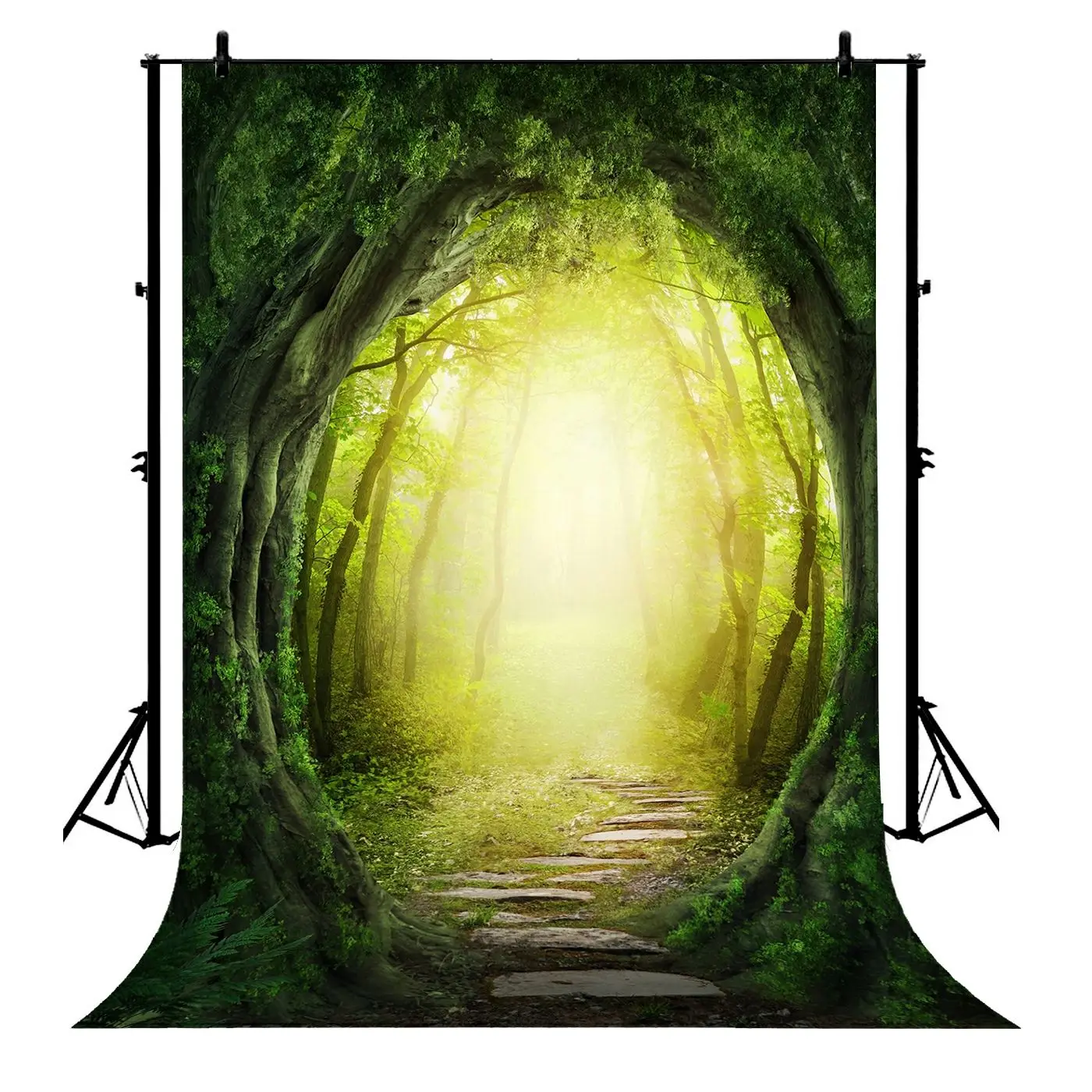 

5x7ft Magic Forest Fantastic Woods Dreamy Fairyland Polyester Photo Background Portrait Backdrop