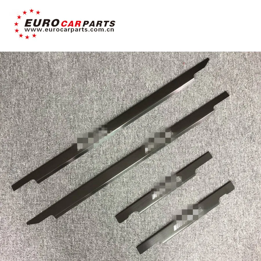

G CLASS w463 black door sills with AG style LED lights for G63 G65 G500 G350 auto door sills welcome pedal black trims for G63