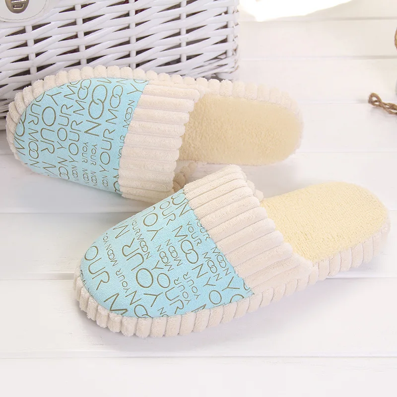 

Winter Warm Slippers for Women Soft Couple Men Shoes Home Slippers Cotton-padded Indoor Shoes Plush House Slippers Pantufas