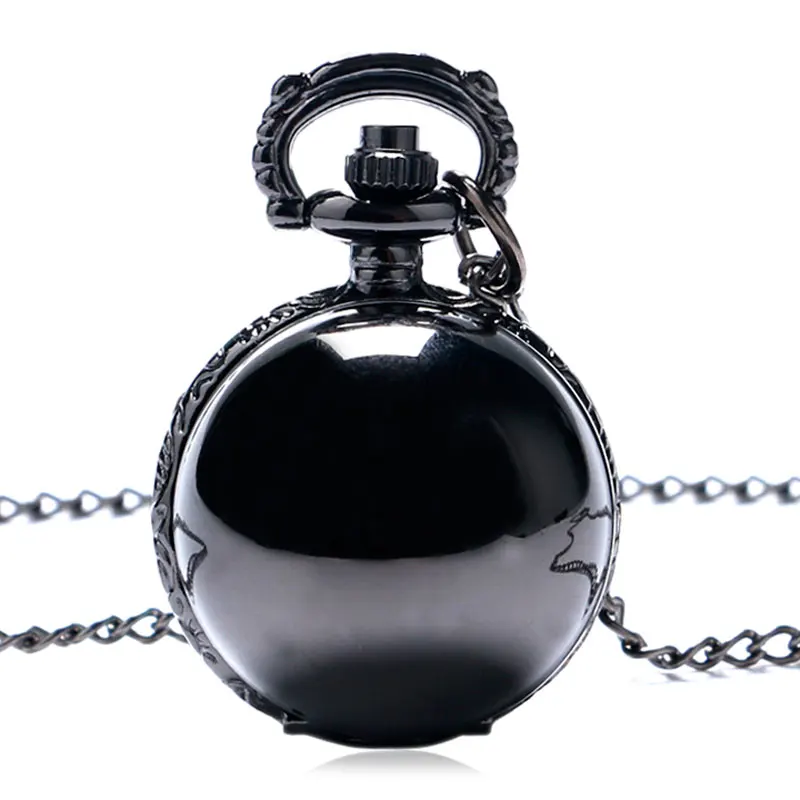 Черный/серебряный милый мяч Pettern карманные часы для женщин и детей подарок P68