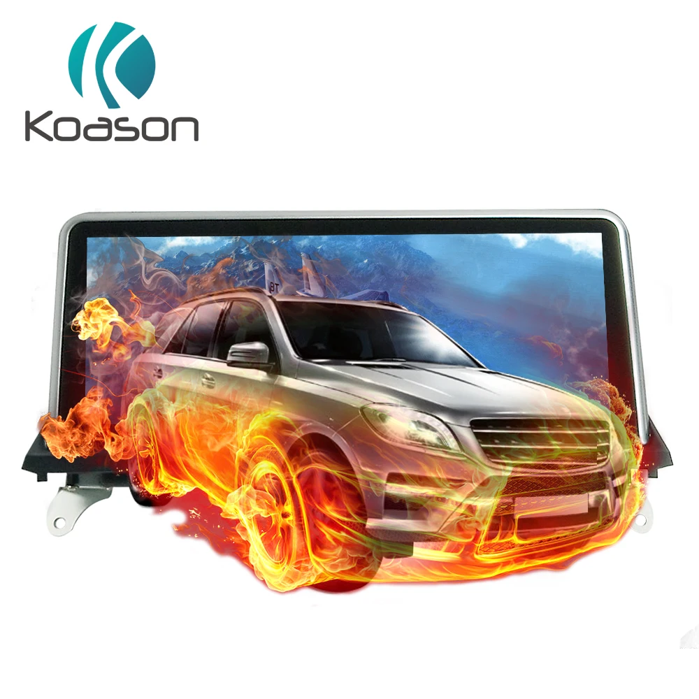 Koason 10 25 &quotips Экран Android 7 1 gps навигации для BMW X5 E70 X6 E71 CIC Системы Авто Аудио обоих