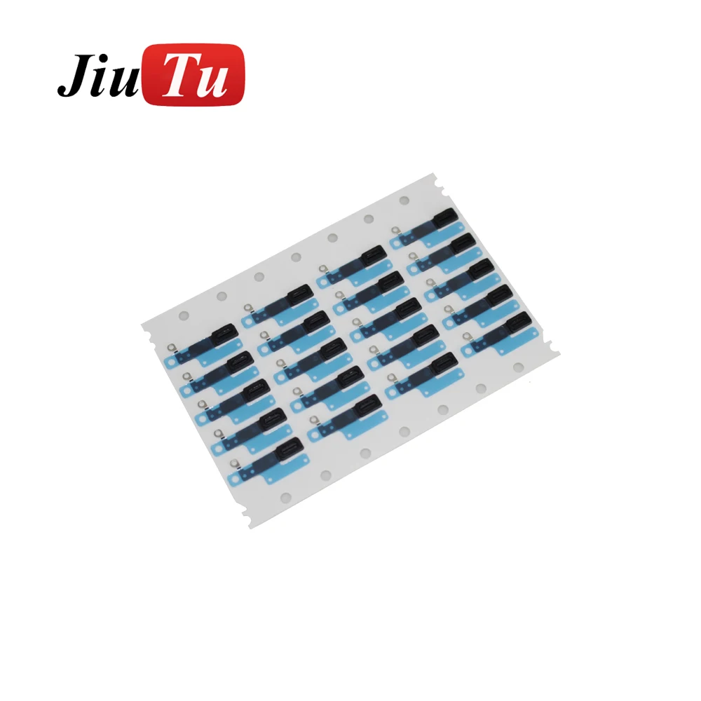 For iPhone 7 7Plus 100pcslot Earpiece Ear Speaker Self Adhesive Anti Dust Screen Grill Mesh with Rubber Gasket Replacement Part (5)